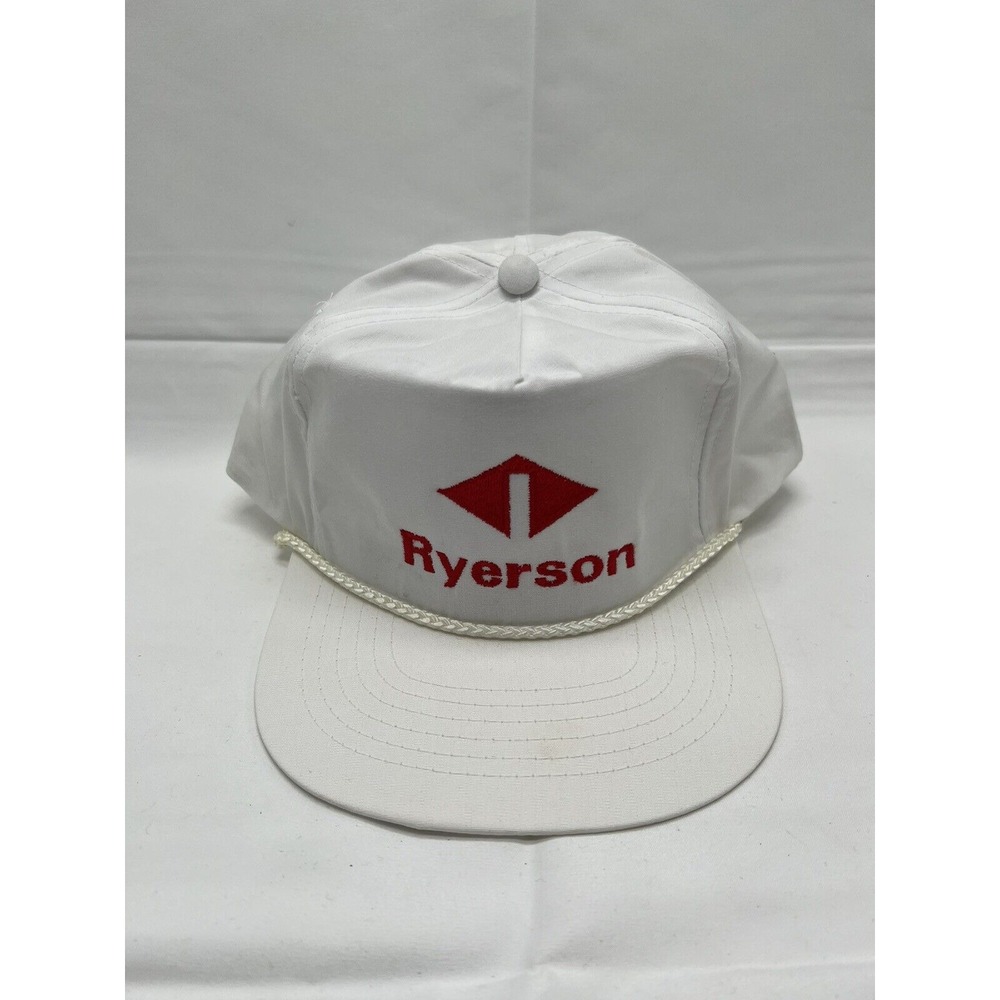 Vintage New Strapback Ryerson White‎ Hat
